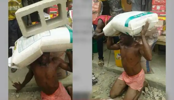 See How A Shop Owner Punished A Guy Who Stole From Him (Pics)